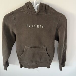 Society Dark Brown Knit Sweater